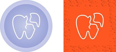 Broken Tooth Vector Icon