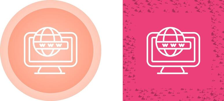 icono de vector de computadora