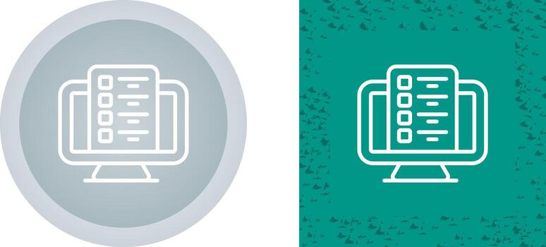 Computer Vector Icon