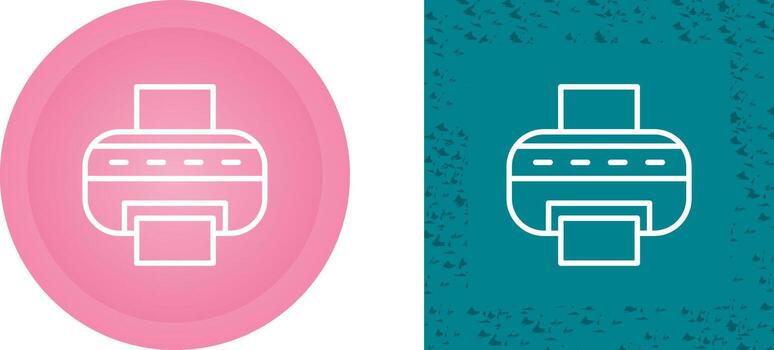 icono de vector de impresora