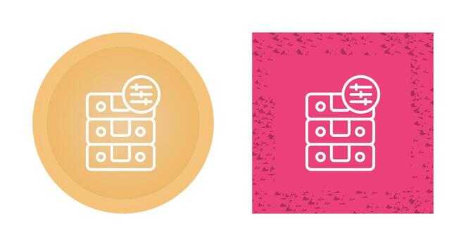 icono de vector de base de datos