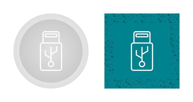 icono de vector de usb