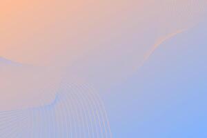 A blue and orange gradient background with a wave in the middle. High quality vector