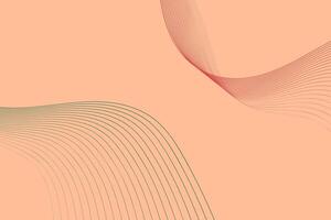 Abstract pink background with dynamic wavy lines in various shades of pink. The lines create a sense of movement and flow across the composition, adding depth and texture to the overall design vector