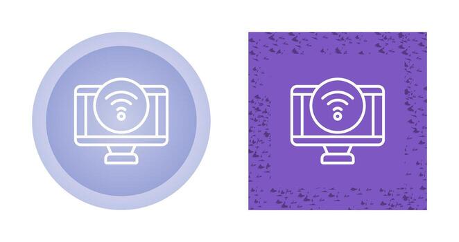 icono de vector de computadora