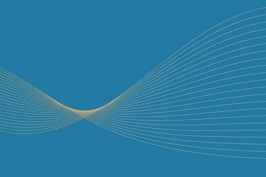 A blue background with white lines intersecting, creating a geometric pattern. In the distance, a clear blue sky serves as a backdrop to the intricate design vector