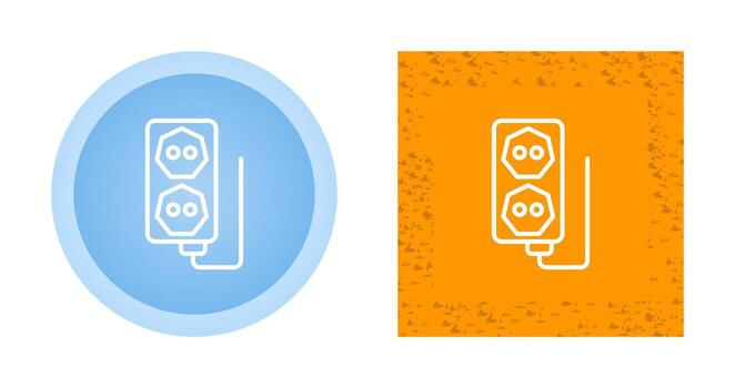 icono de vector de enchufe