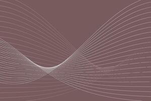 A brown background featuring wave-like white lines flowing horizontally across the image, creating a dynamic and rhythmic pattern vector