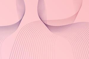 A photo showcasing a pink background adorned with intricate lines and curves vector