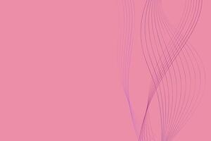 A pink background with wavy lines running across it in various directions. The lines create a dynamic and abstract pattern, adding depth and movement to the background vector