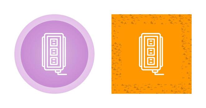 icono de vector de enchufe