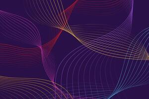 Vibrant purple background adorned with intricate lines and curves. The patterns create a visually dynamic and engaging composition, adding depth and interest to the overall design vector