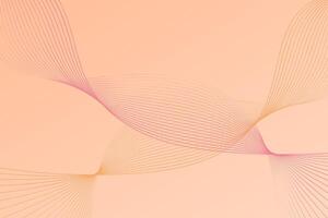 Abstract pink background featuring wavy lines vector