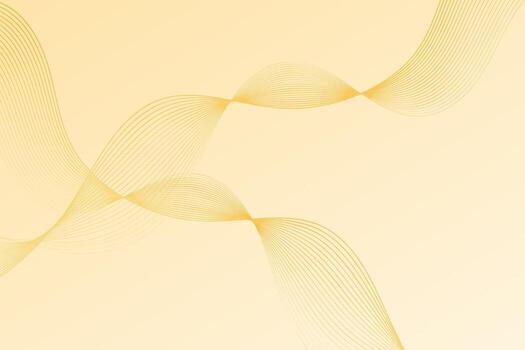 Yellow background adorned with a captivating pattern of wavy lines vector