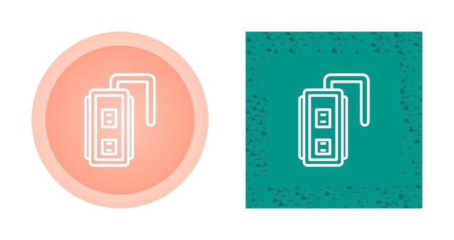 icono de vector de enchufe