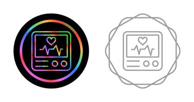 Heart Rate Monitor Vector Icon