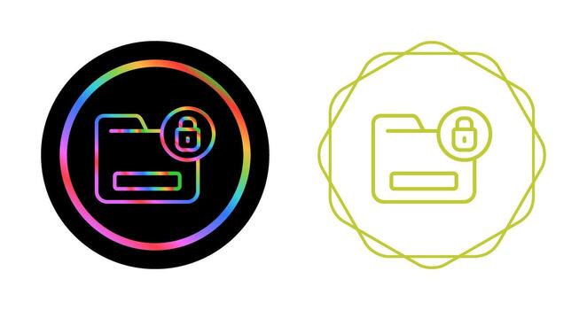 documento cifrado vector icono