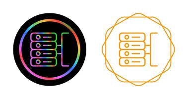 icono de vector de base de datos