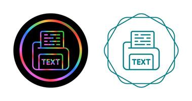 Text File Vector Icon