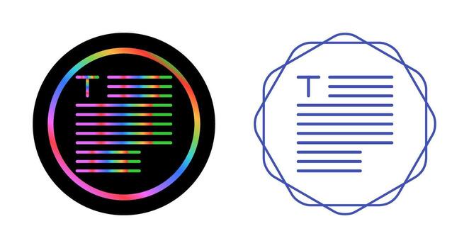 Typography Vector Icon