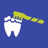 Brushing Teeth Vector Icon