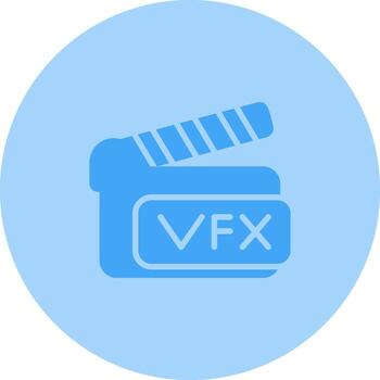 icono de vector de claqueta