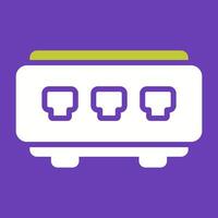 Network Switch Vector Icon