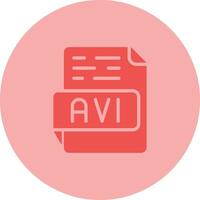 AVI Vector Icon