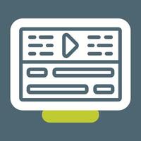 Video Editing Vector Icon