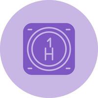 Hydrogen Vector Icon