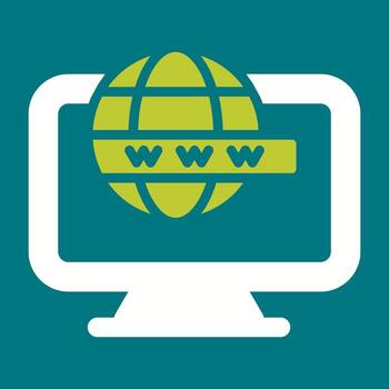 Computer Vector Icon