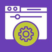 Hosting Control Panel Vector Icon