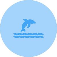 Dolphin Vector Icon