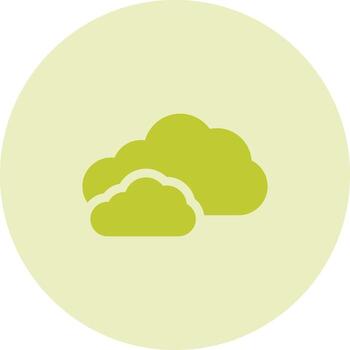 icono de vector de nube