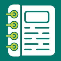 Spiral Notepad Vector Icon