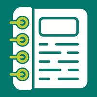 Spiral Notepad Vector Icon