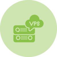 VPS Hosting Vector Icon