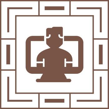 icono de vector de computadora