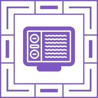 Desktop Computer Vector Icon