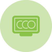 Desktop Computer Vector Icon