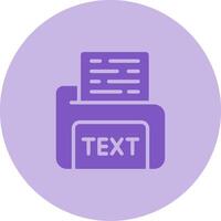 Text File Vector Icon