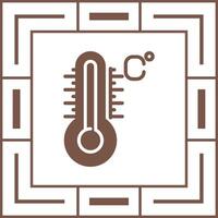 icono de vector de temperatura