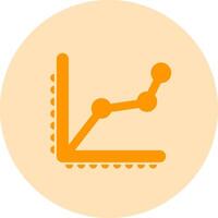 Line Chart Vector Icon