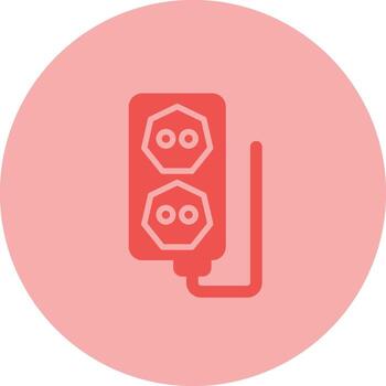 icono de vector de enchufe