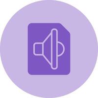 audio archivo vector icono