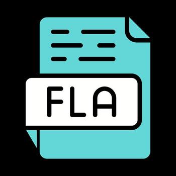 fla vector icono