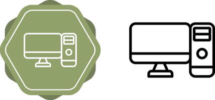 Computer Vector Icon