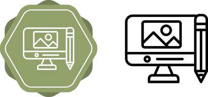 Digital Art Vector Icon