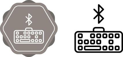 Bluetooth Keyboard Vector Icon