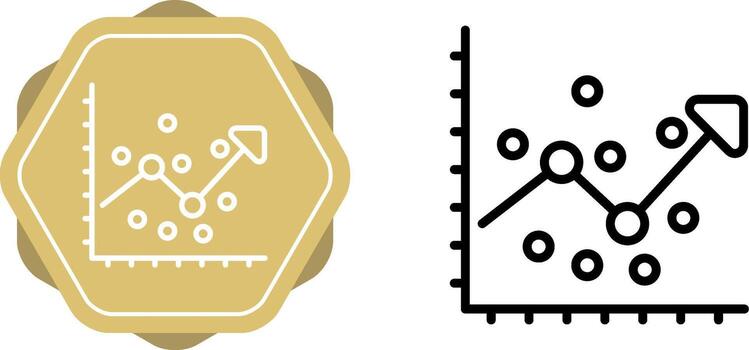 Regression Analysis Vector Icon